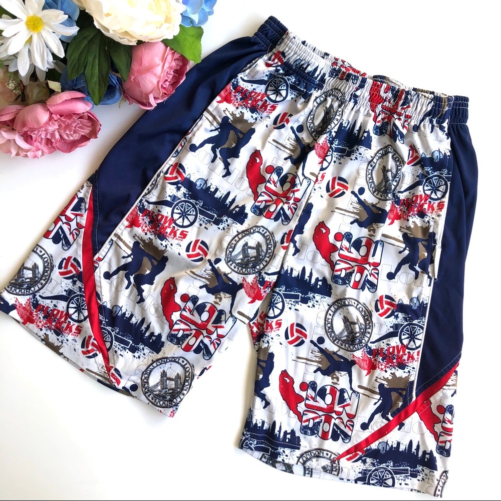 Flow Society London Soccer Shorts size large
